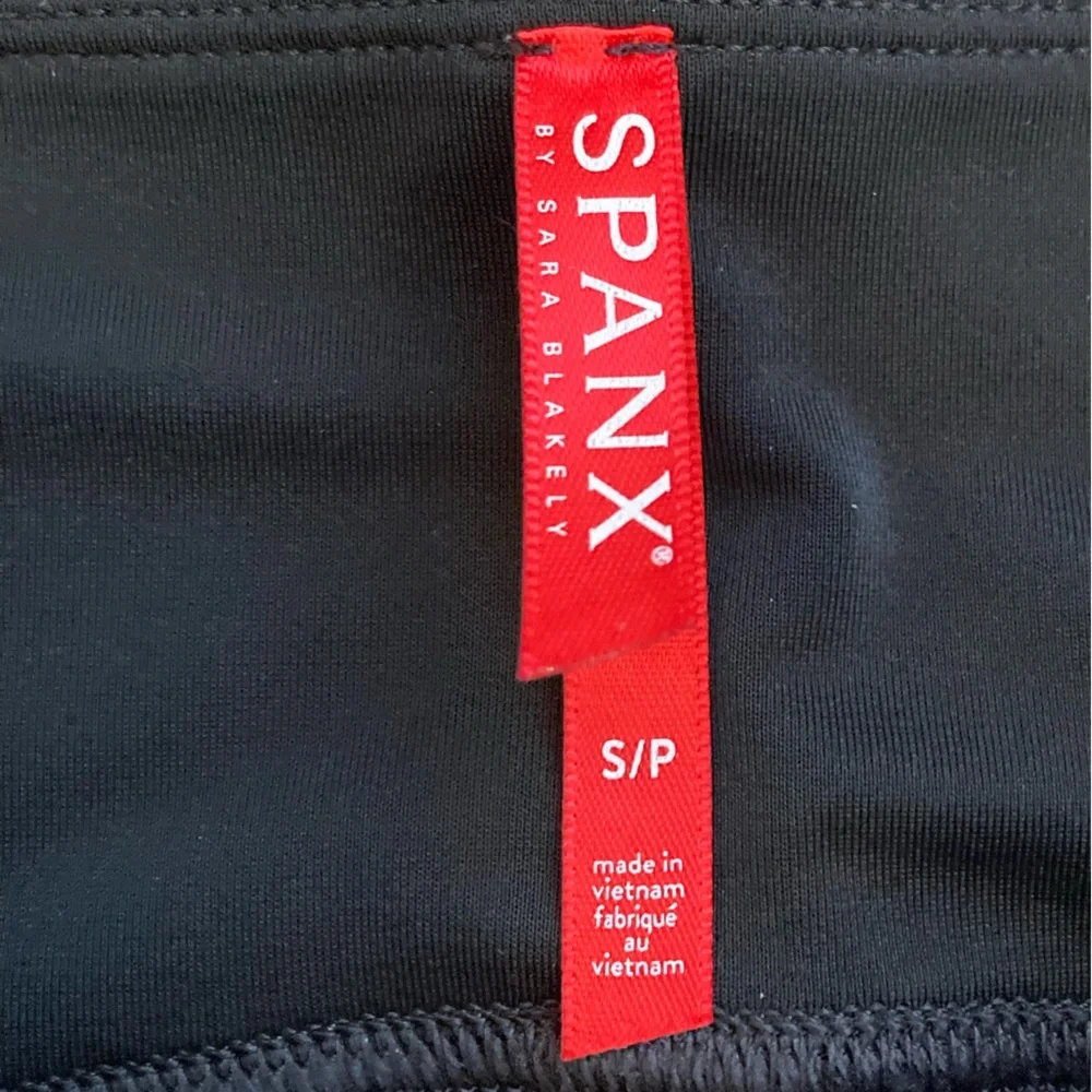 SPANX black faux